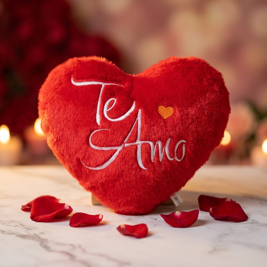 Corazon "Te Amo" de Peluche (20cm)